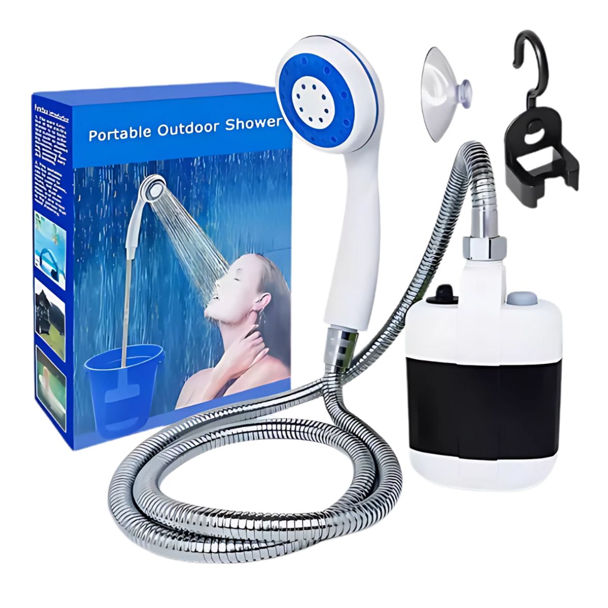 GENERICO - Regadera Portatil Recargable Emergencias Ducha Camping