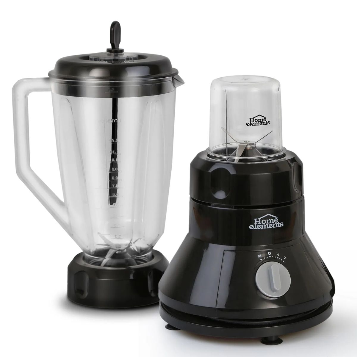 HOME ELEMENTS - Licuadora Home Elements He2819at 2L Negra 350w