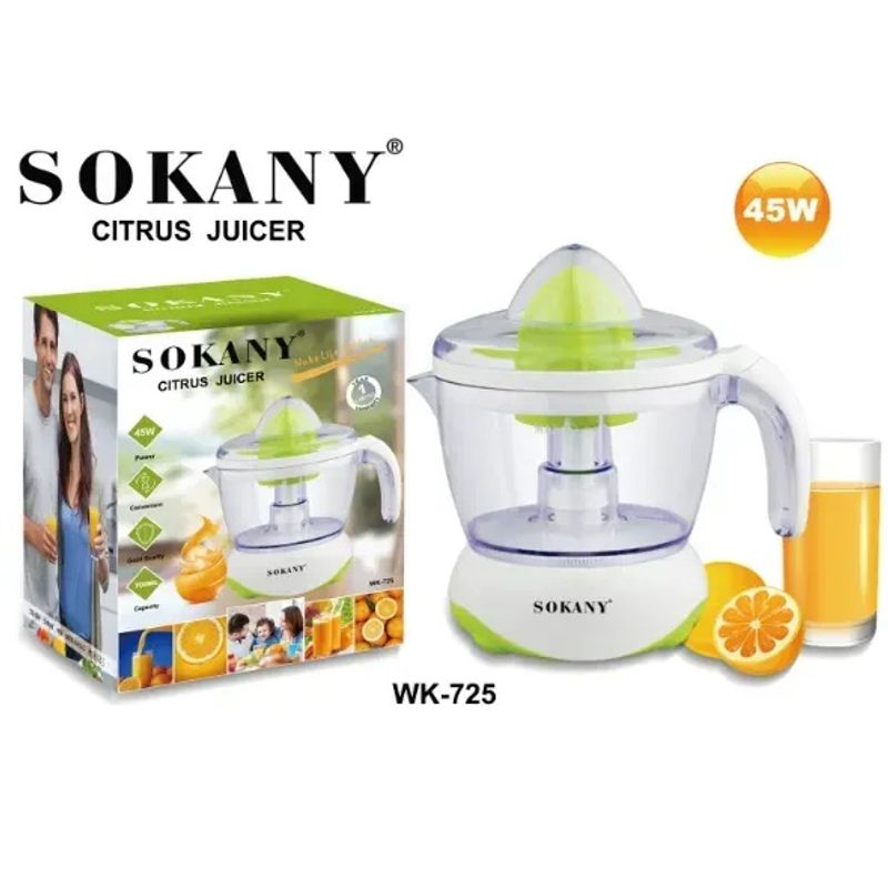 SOKANY - Extractor De Jugo Electrico SOKANY WK-725