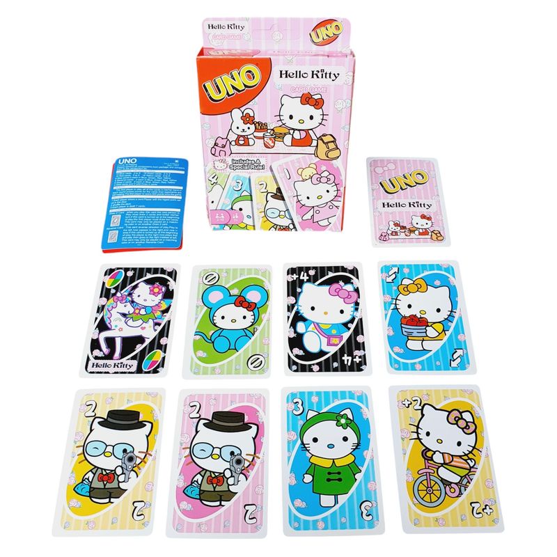 GENERICO - Cartas Uno Hello Kitty Juego Mesa Compartir Familia Amigos