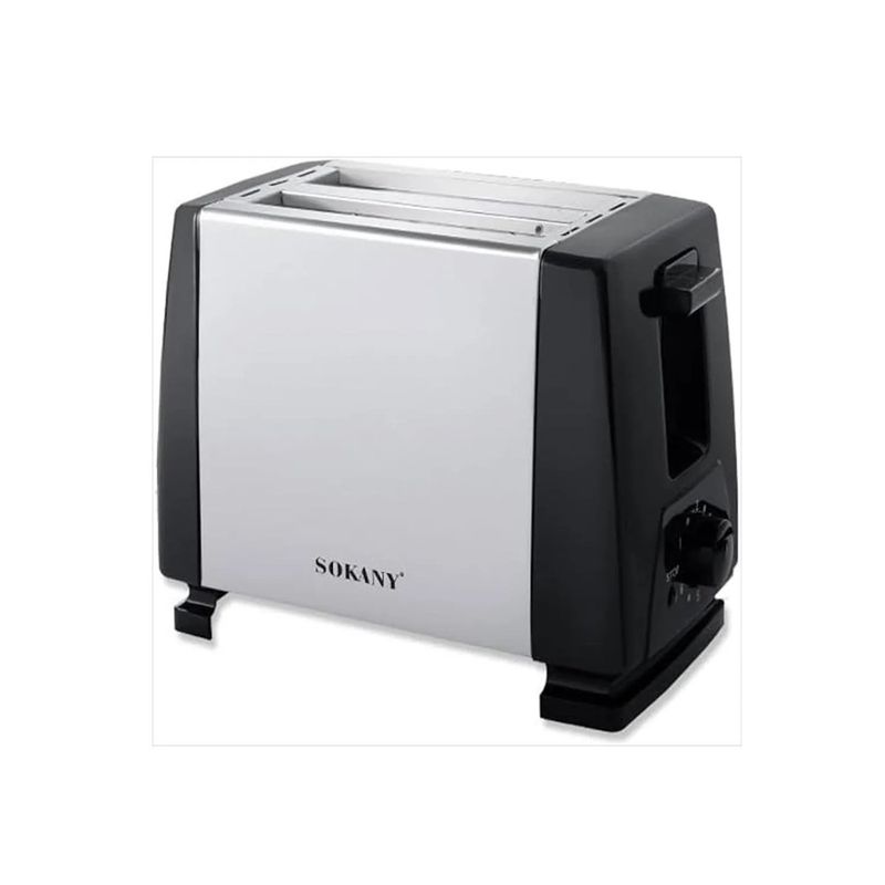 SOKANY - Tostadora De Pan Tostadora Electrica 2 Puestos 800V