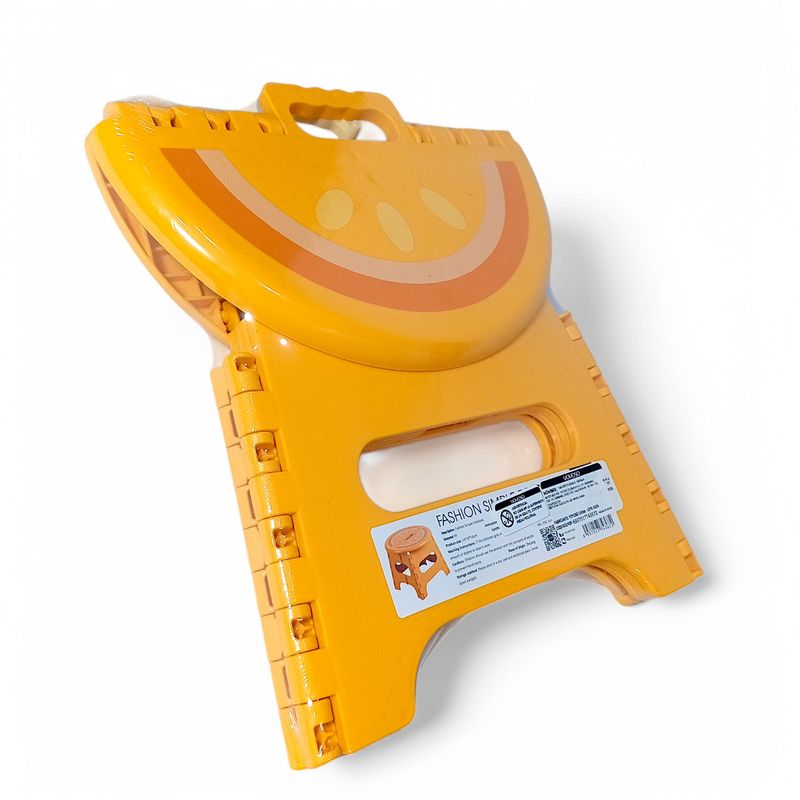 YOYOSO - TABURETE PLEGABLE - NARANJA