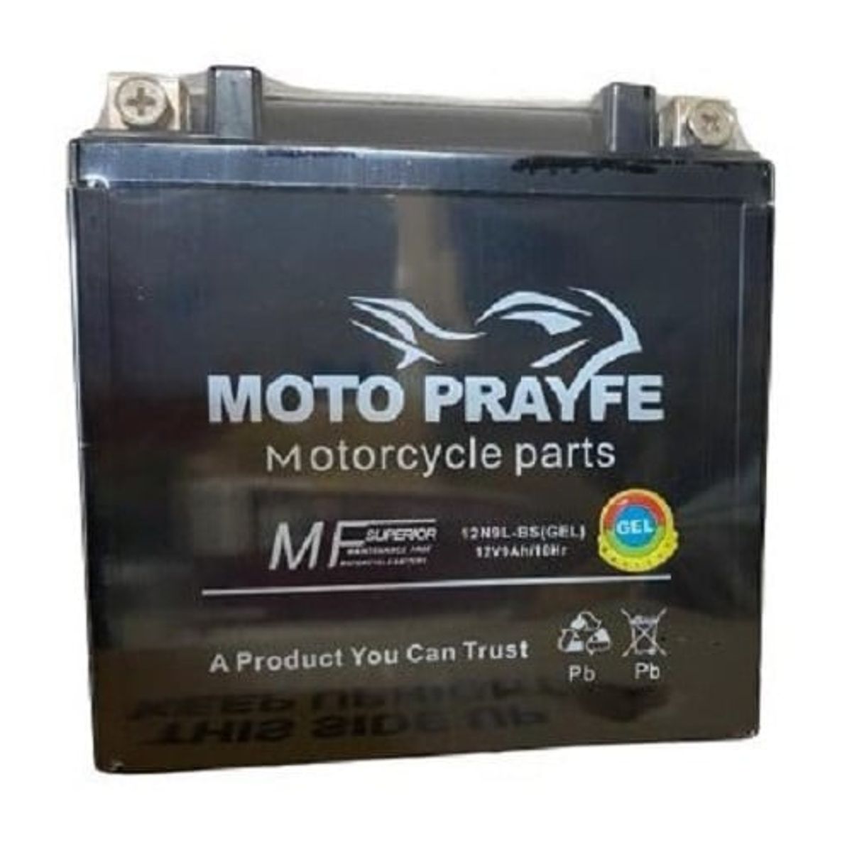 GENERICO - Bateria en Gel 12N9 Para Moto Pulsar 180-220-1-2-ug