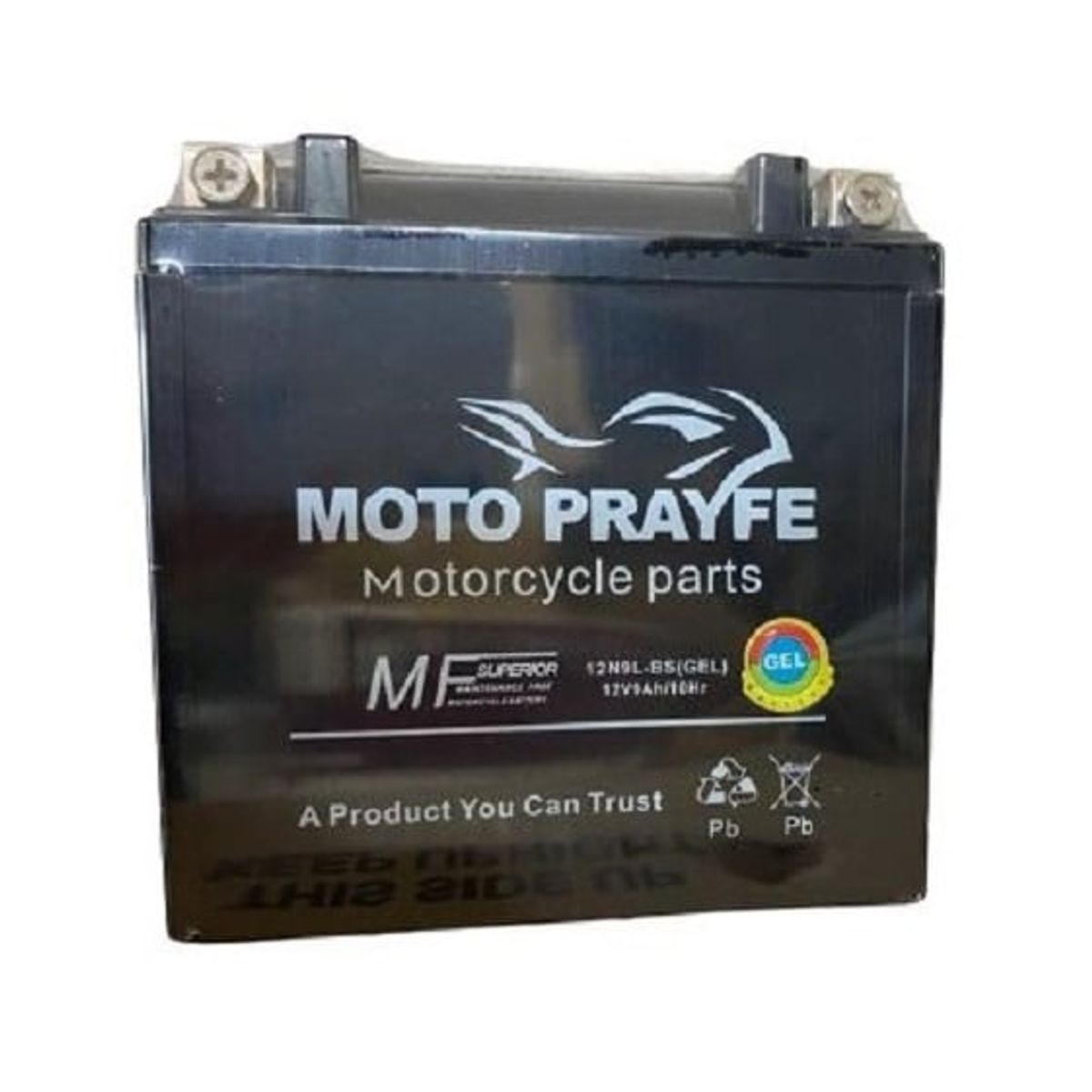 GENERICO - Bateria en Gel 12N9 Para Moto Pulsar 180-220-1-2-ug