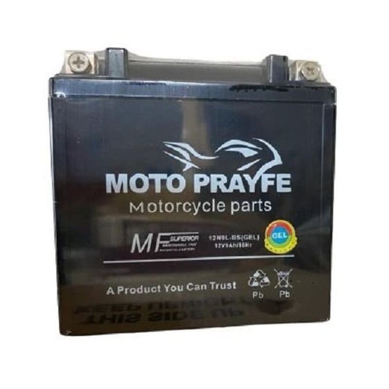 GENERICO - Bateria en Gel 12N9 Para Moto Pulsar 180-220-1-2-ug