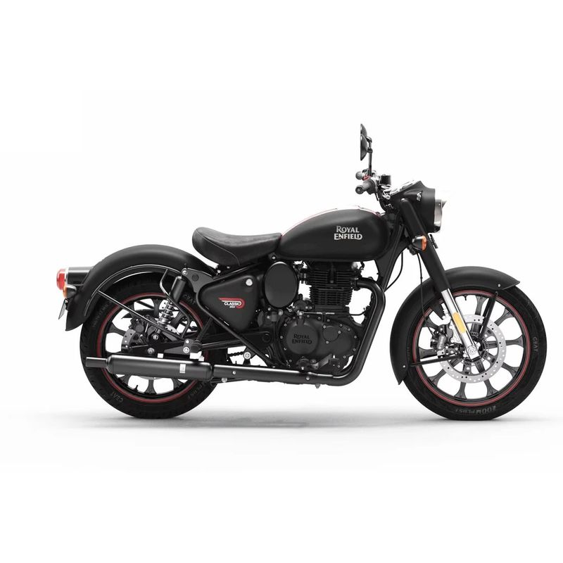 MAISTO - Royal Enfield Classic 350 Modelo a Escala 1-12 - Negra