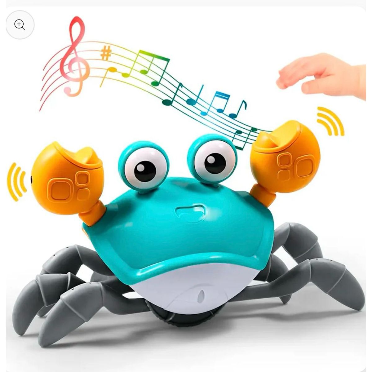 GENERICO - Juguete CRABBY El Cangrejo Didáctico Para Bebes Nuevo Azul