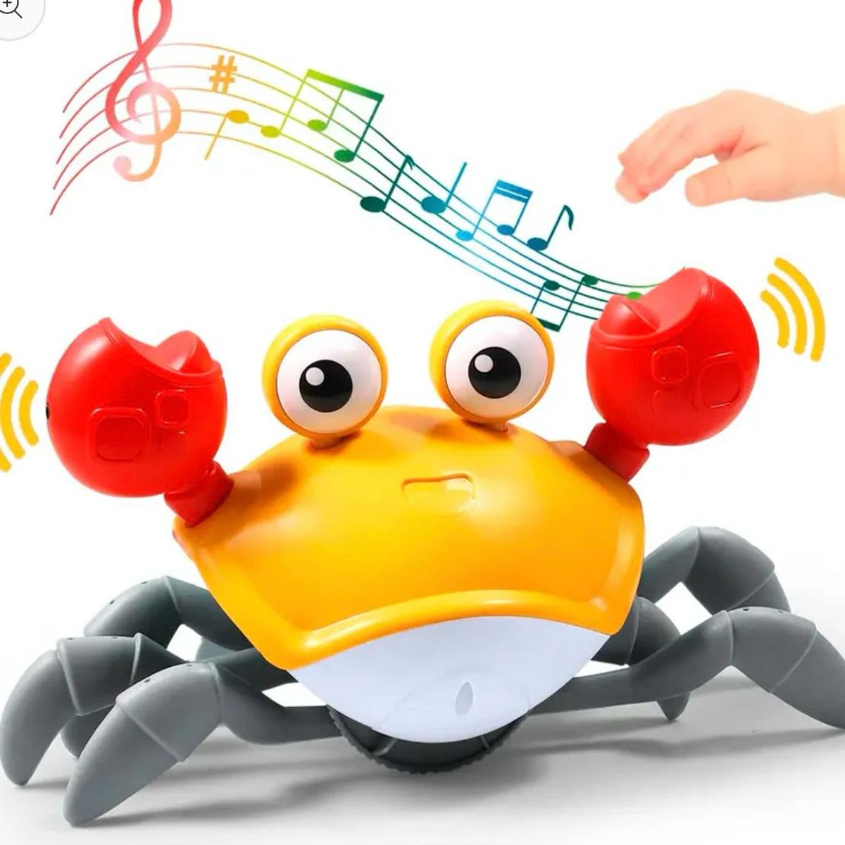 GENERICO - Juguete CRABBY El Cangrejo Didáctico Para Bebes Naranja