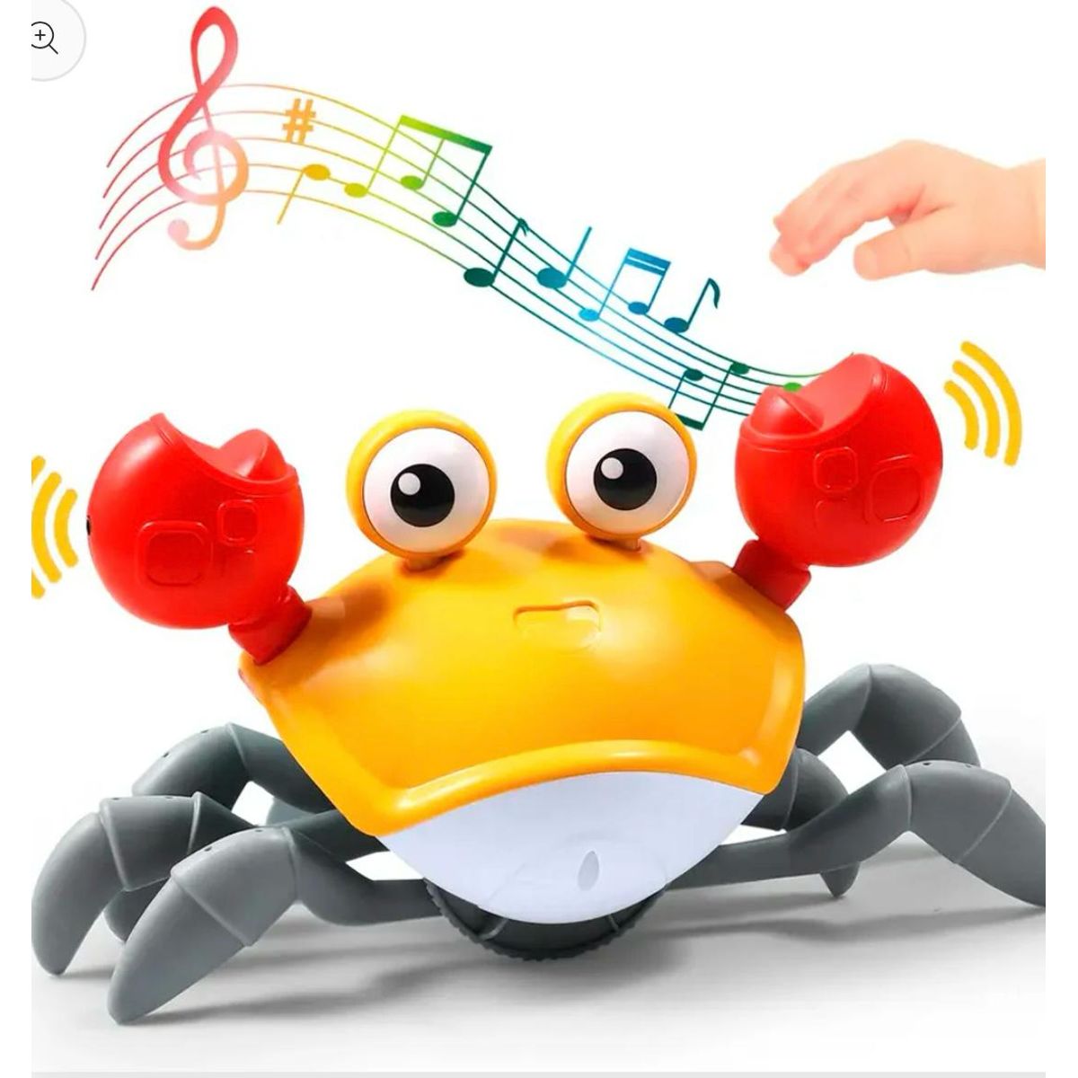 GENERICO - Juguete CRABBY El Cangrejo Didáctico Para Bebes Naranja