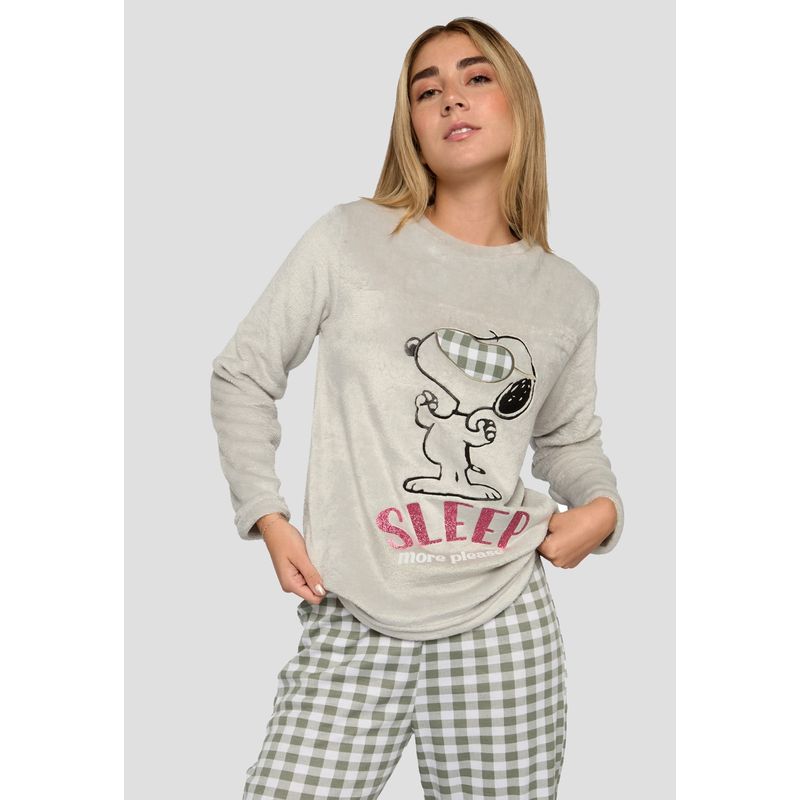IN ROSE - Set de Pijama Termica Snoopy In Rose