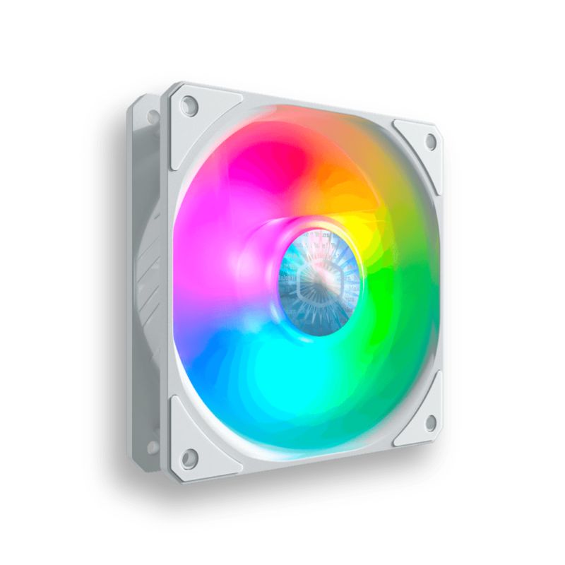 COOLER MASTER - Ventilador Cooler Master Sickleflow 120 Argb Blanco