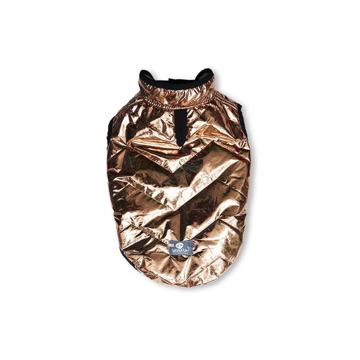 WAWAW - Chaleco para perro talla XL metalizado cobre