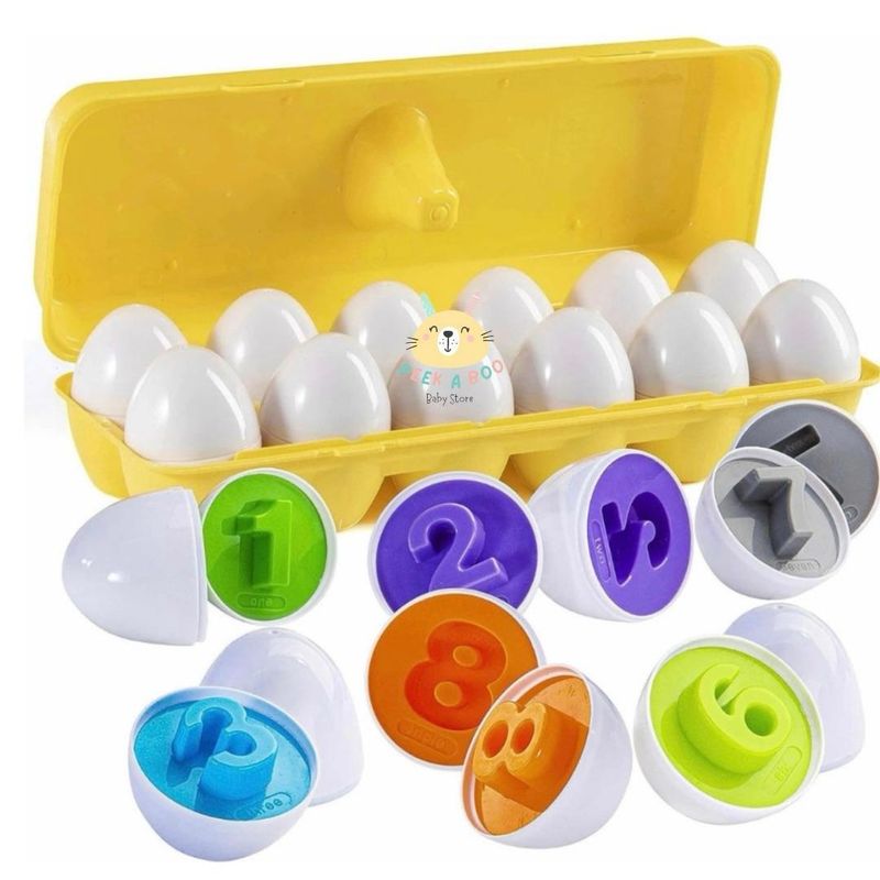 GENERICO - Juguete De Huevos Montessori Educativo De Numeros