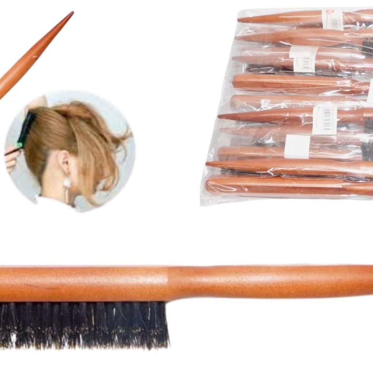 MAZUGI - Cepillo Pulidor De Peinados Para Cabello Clean Looks Facil