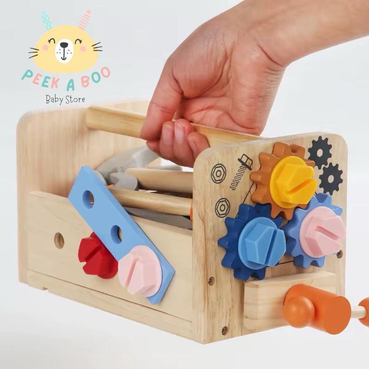 GENERICO - Juguete De Caja De Herramientas TOOLBOX Montessori Para Bebes