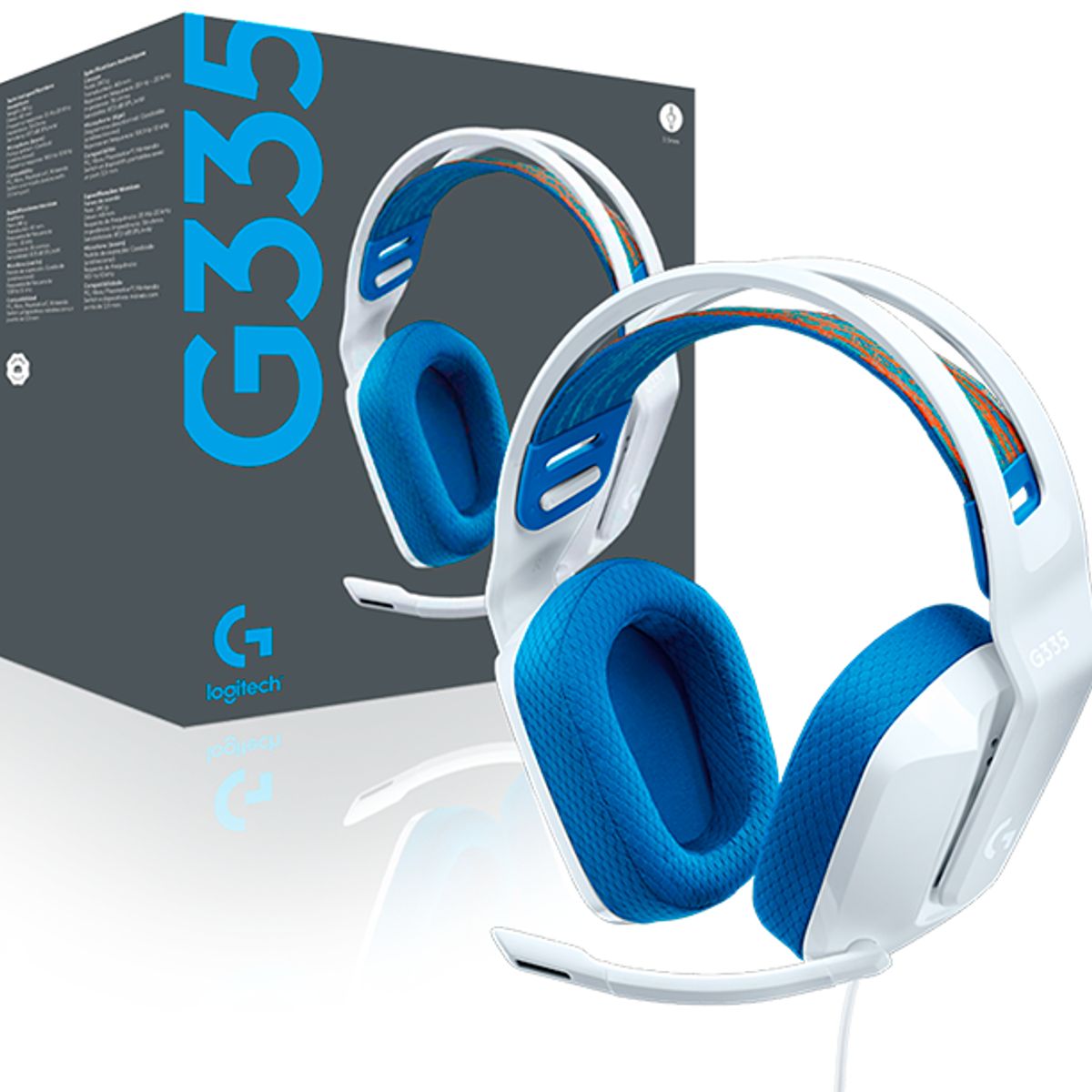 LOGITECH - Diadema Gamer Logitech G335 Blanco