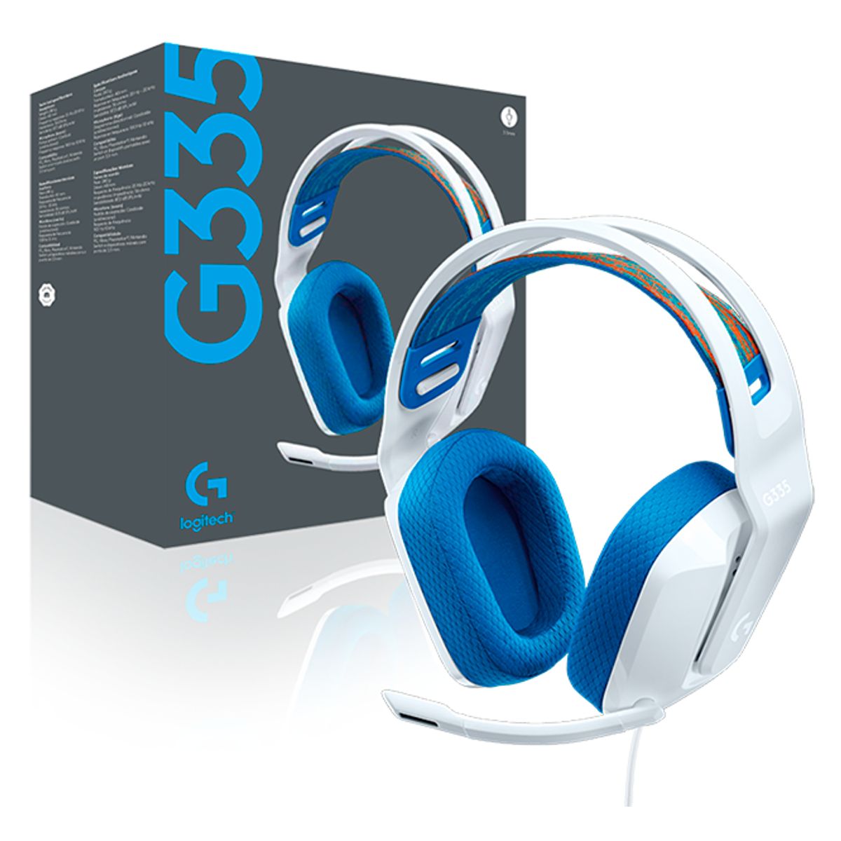 LOGITECH - Diadema Gamer Logitech G335 Blanco