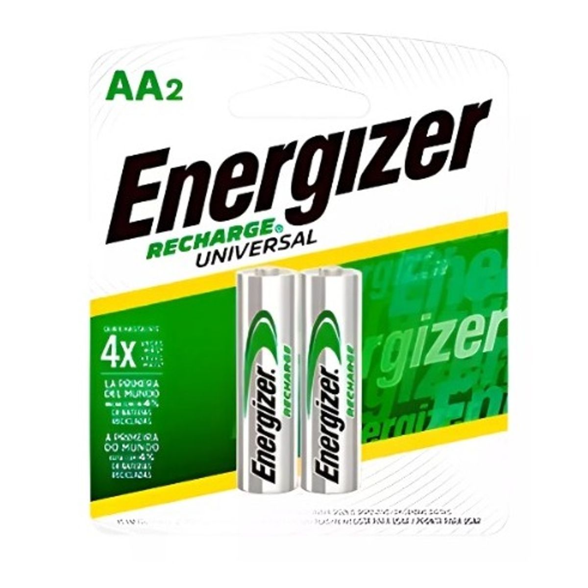 ENERGIZER - 2 Pilas Baterías Recargables Energizer Aa 2.000 Mah