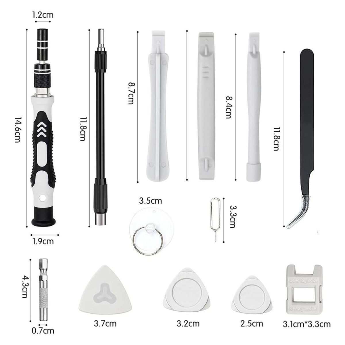 GENERICO - Kit De Reparación Electrónica 115 Herramientas Para Móviles