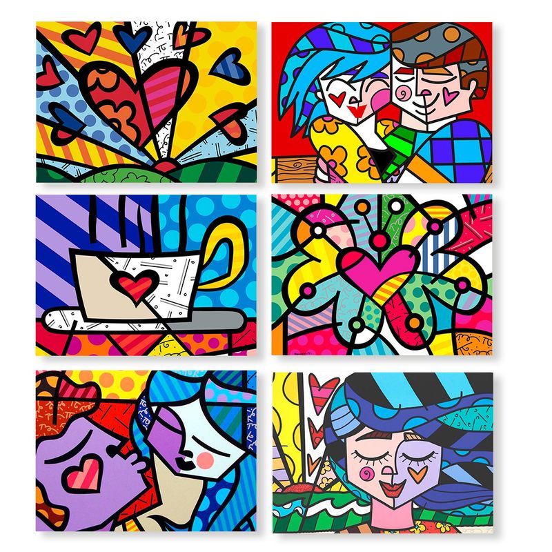 GENERICO - 6 Individuales De Mesa Pareja Color
