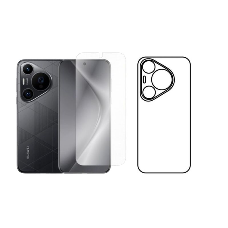 GENERICO - Protector Pantalla Y Trasero Hidrogel Para Huawei Pura 70 Pro Plus