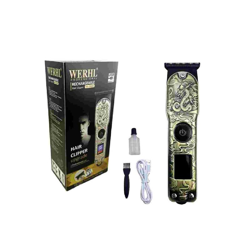 GENERICO - Maquina Patillera WAER Recargable Con Pantalla LED
