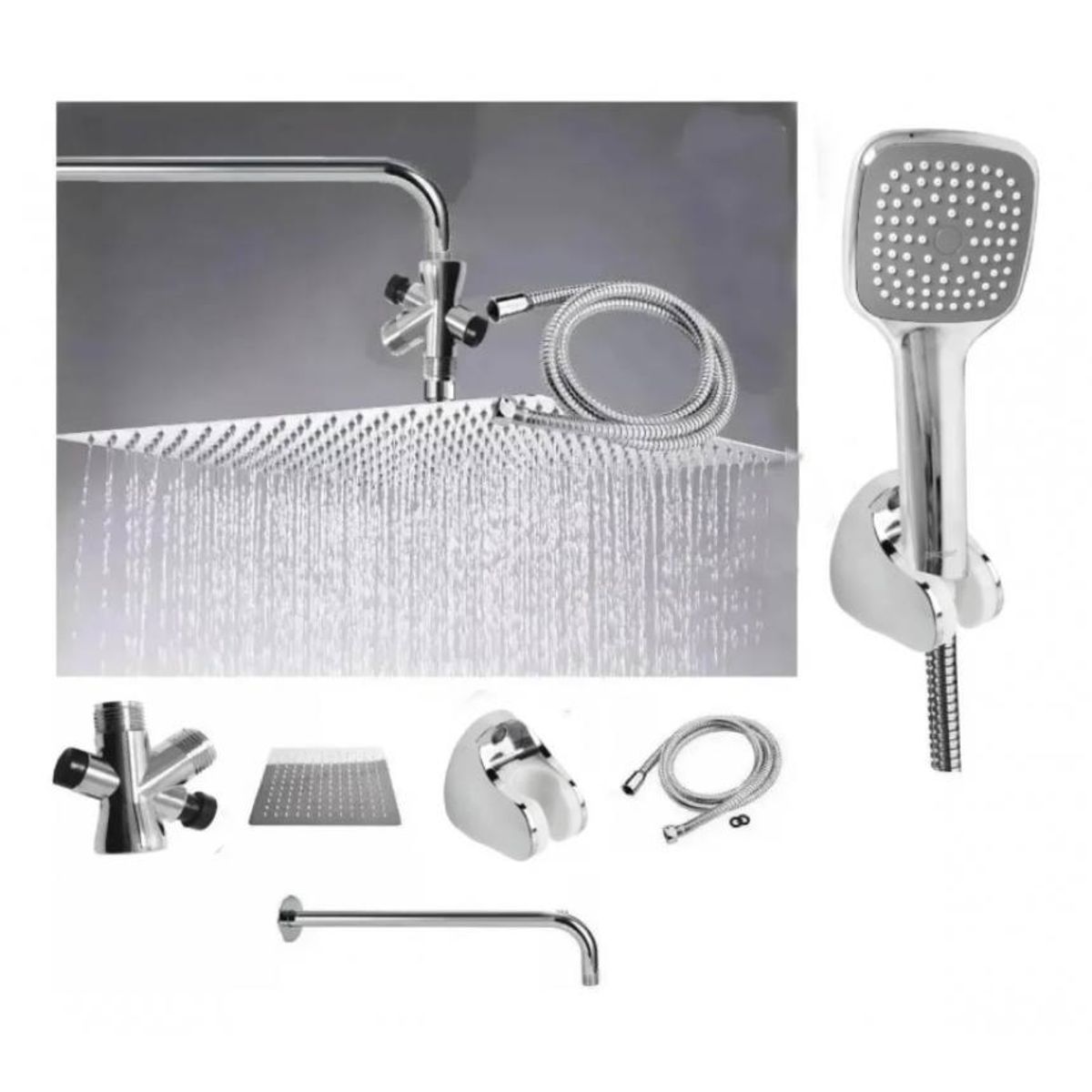 GENERICO - Kit desviador ducha  teleducha manguera regadera 20-tubo