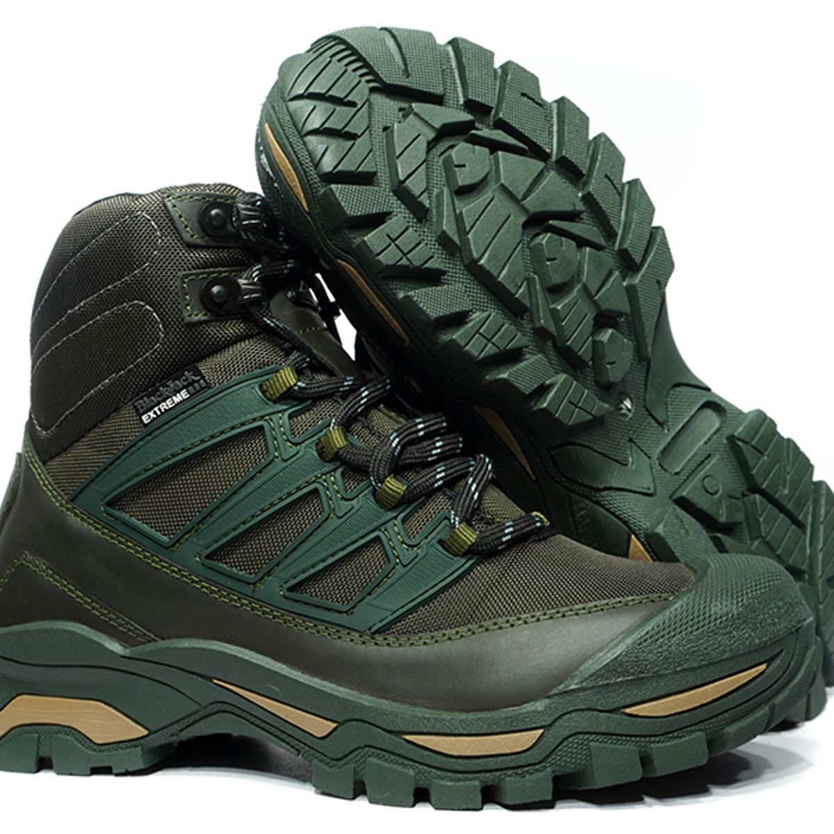 INCO - Bota Outdoor Cuero Verde Herreros Land