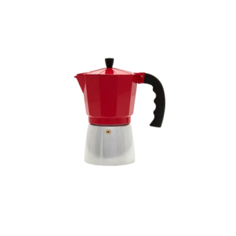 IMUSA - Cafetera Italiana IMUSA ESPRESSO de 3 tazas Roja
