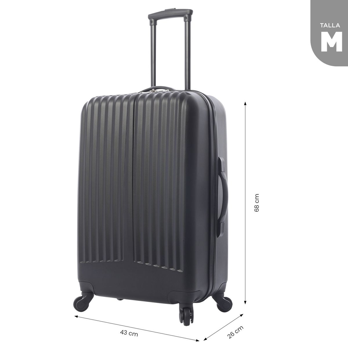 TOTTO - Maleta de viaje rígida 23 Kg para bodega rocka by Totto