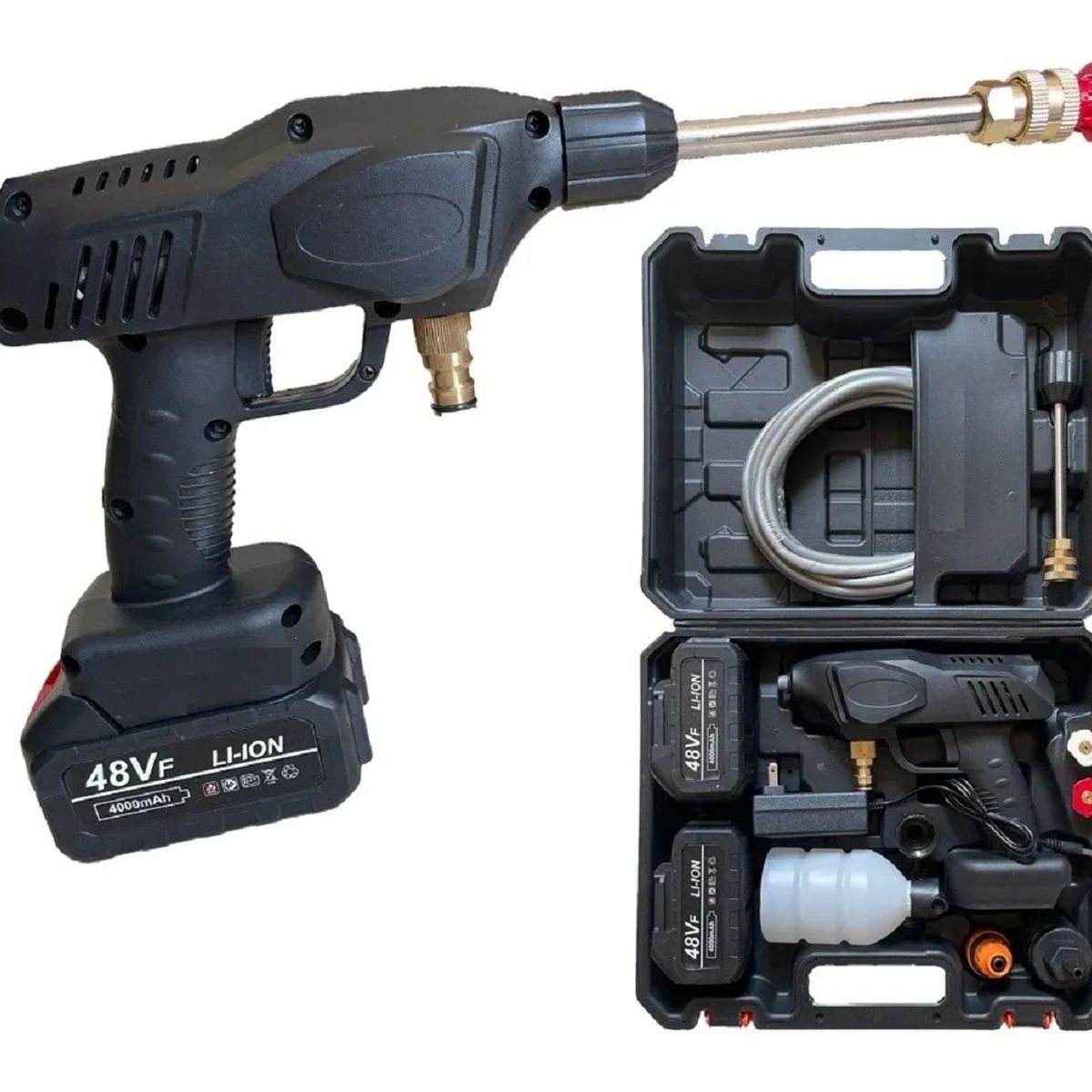 GENERICO - Hidrolavadora Portátil 2 baterias 48v