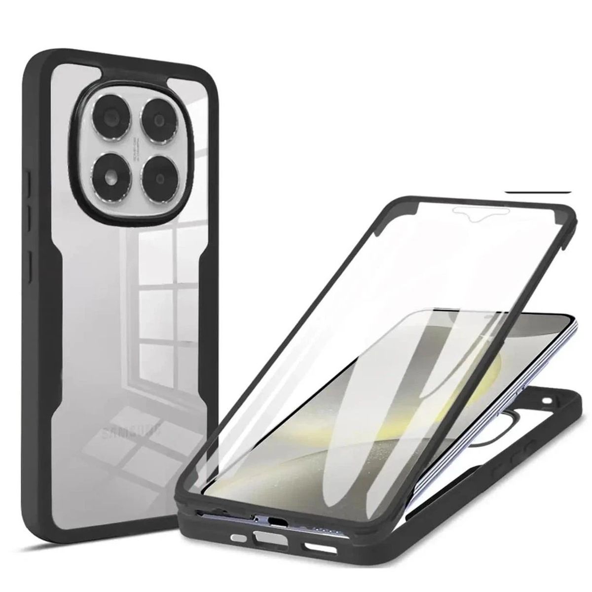 GENERICO - Estuche Protector Funda 2 En 1 360 Para Redmi note 14 Pro / Pro Plus