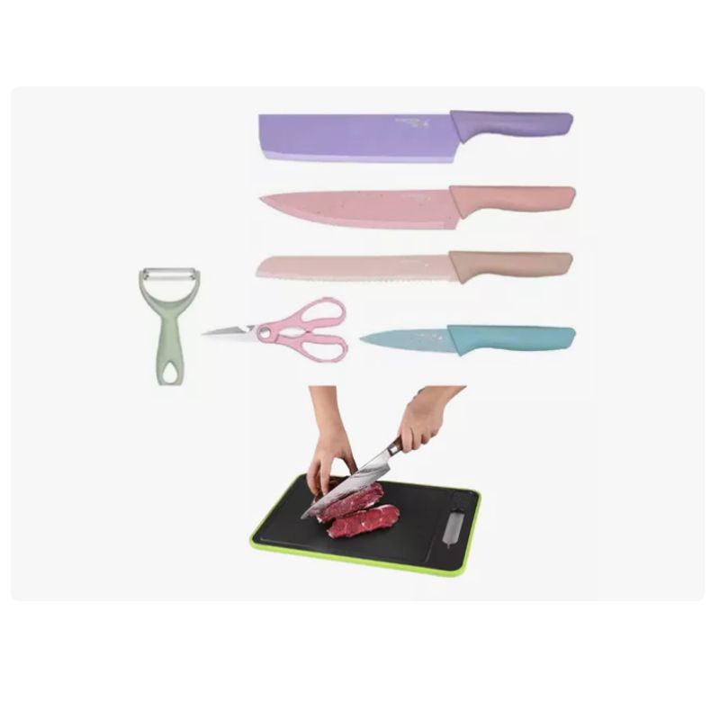 INNOVA - Tabla De Picar Descongela Todo En 1 Cocina Con Cuchillos Incluidos