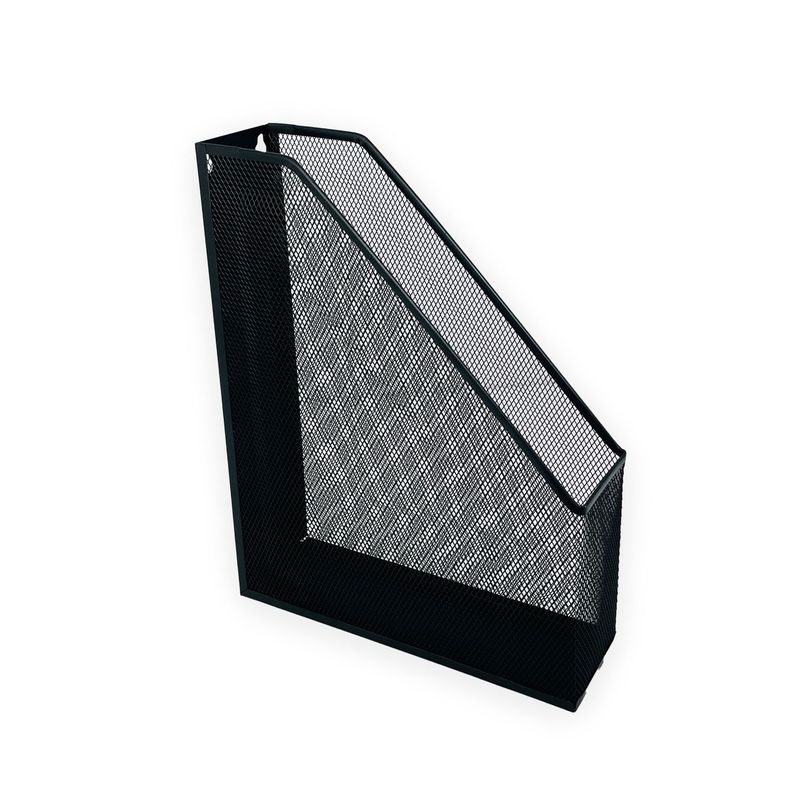 DIMATEX LEON - Organizador Archivos Vertical Pared Escritorio Malla Negro