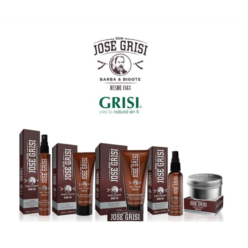 GENERICO - Kit Don Jose Grisi Shampoo + Locion + Gel + Cera + Aceite