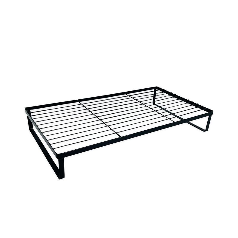 DIMATEX LEON - Estante Multiusos Sencillo Organizador Malla Metal Negro