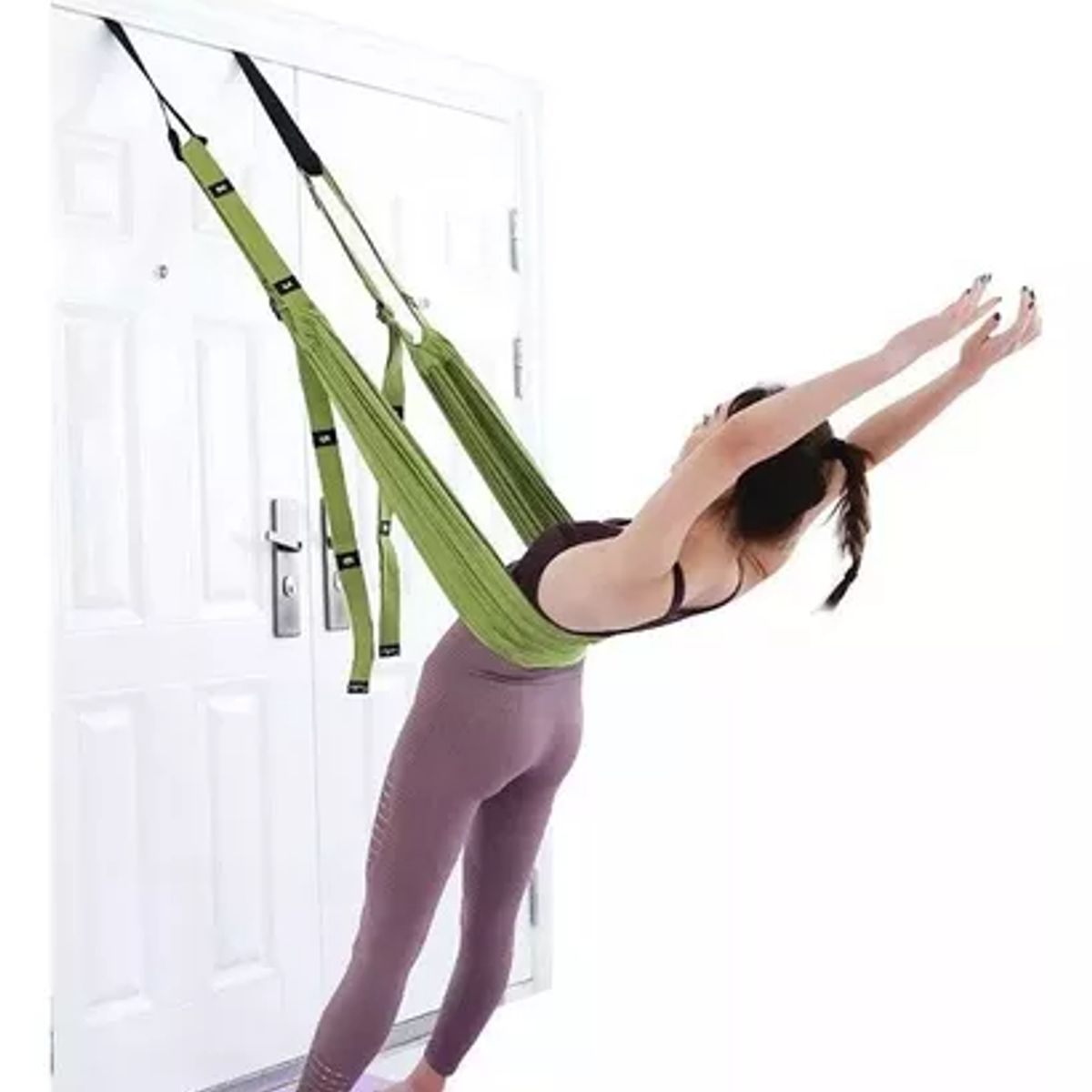 GENERICO - Banda Yoga Puerta Estiramiento Cintura Espalda Fitness Hogar