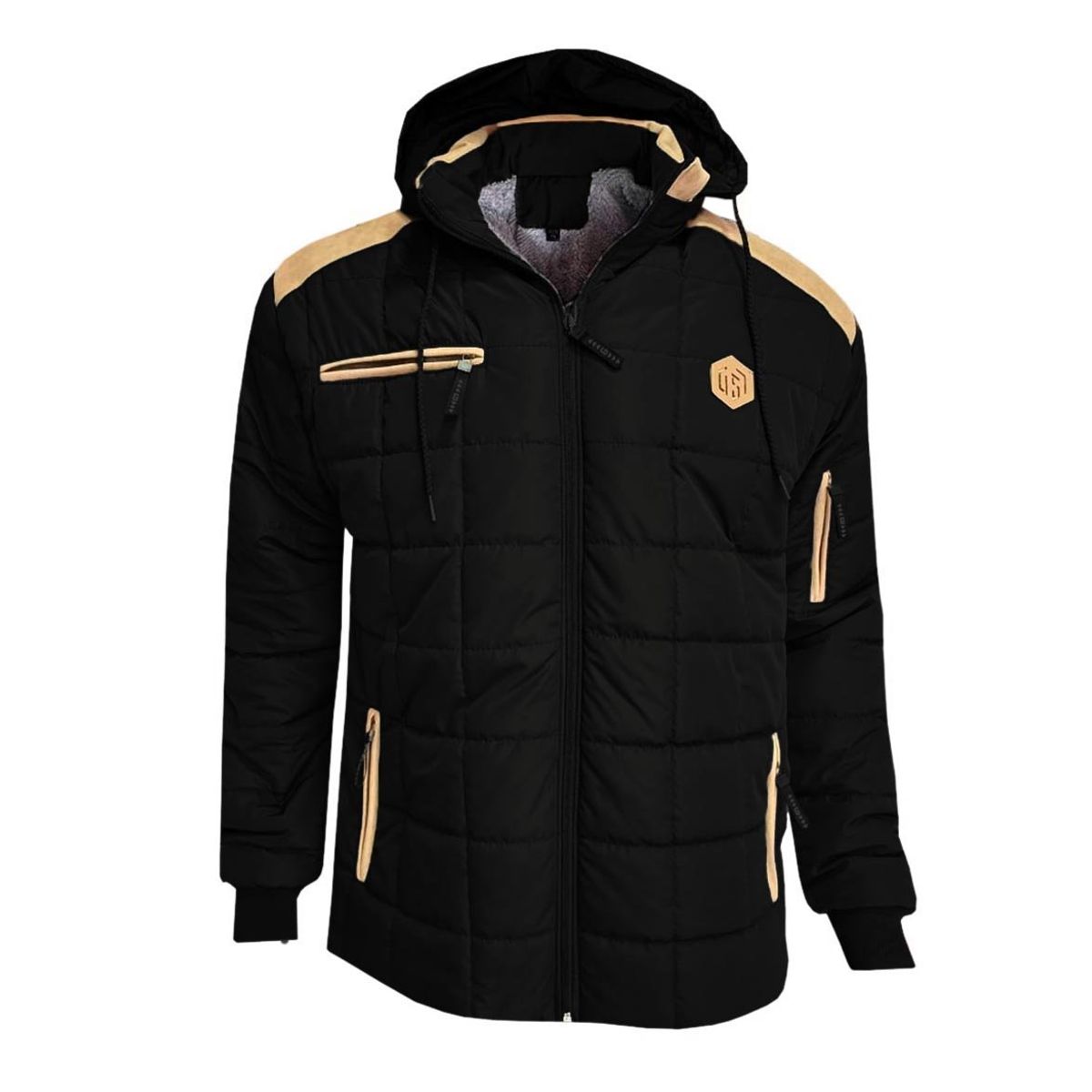 MODA EN CIRCUITO - Chaqueta Impermable con Aplique para Hombre