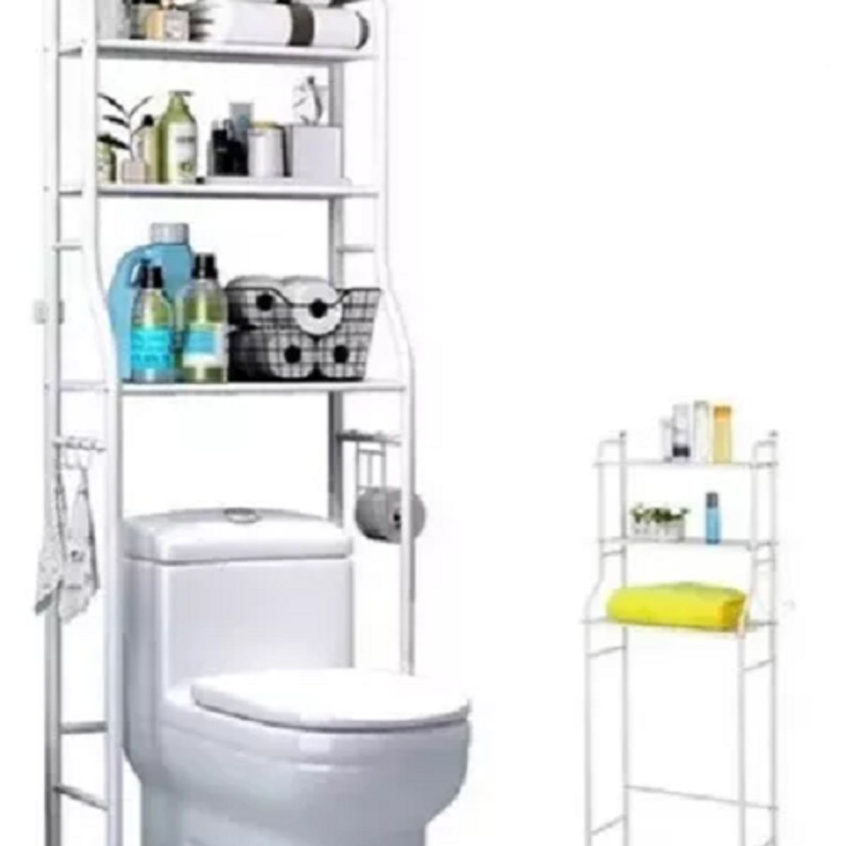 ONE PIXEL - Estante baño Mueble de 3 Niveles  Elegante Color Blanco