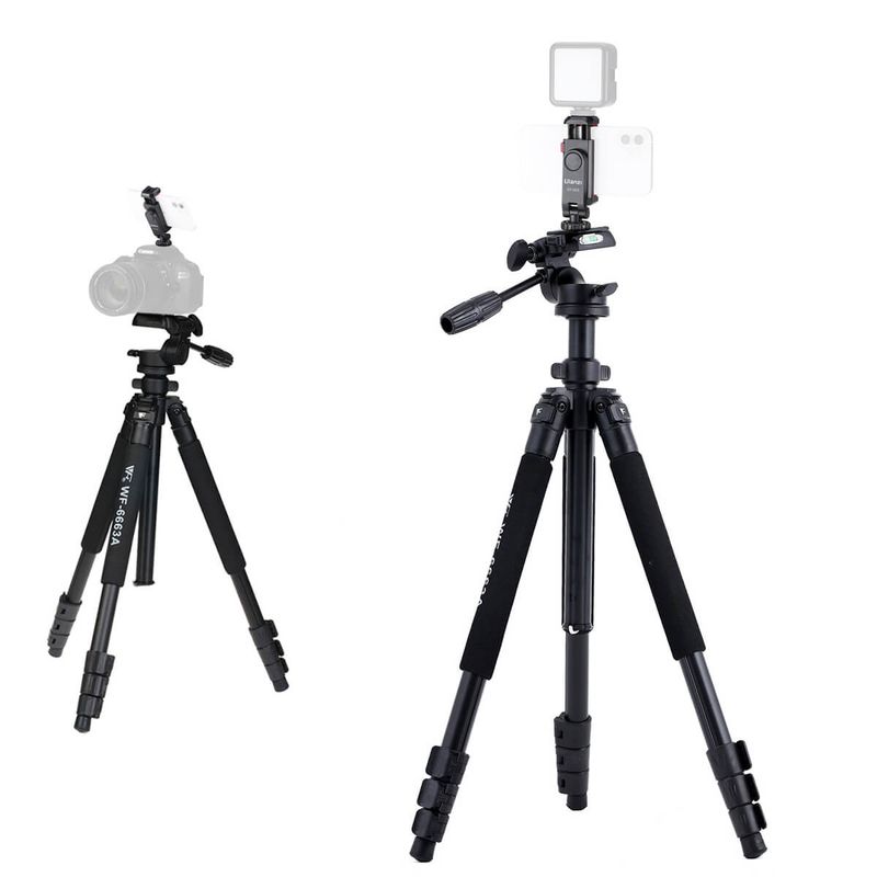WEIFENG - Trípode weifeng WF-6663a para Camara + Soporte de celular
