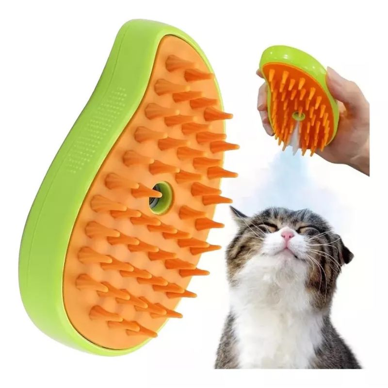 GENERICO - Cepillo De Vapor 3en1 Masajeador Para Mascotas Perros Gatos