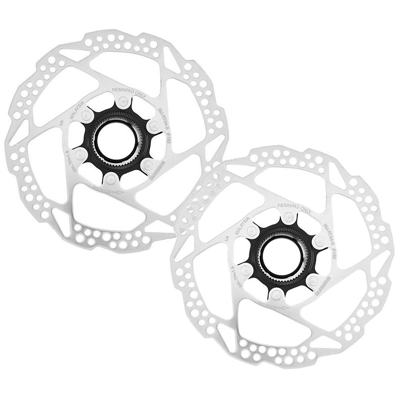 SHIMANO - Disco Rotor Freno Bicicleta Shimano Rt54 160mm Clock X2und