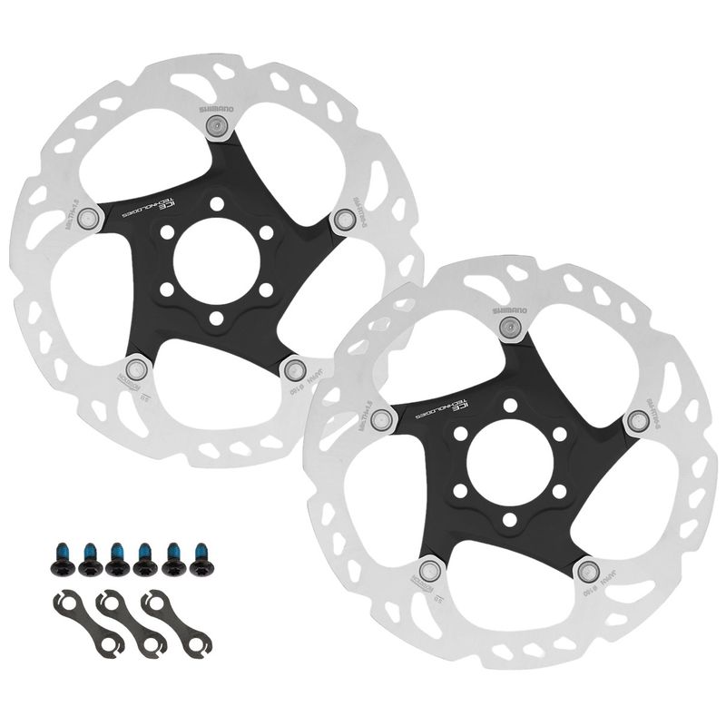SHIMANO - Disco Rotor Freno Bicicleta Shimano Rt86 160mm 6t X 2und