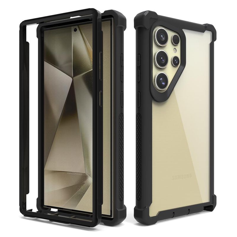 GENERICO - Estuche Protector Funda Forro Reforzado 2 en 1 Para Samsung S25 ultra
