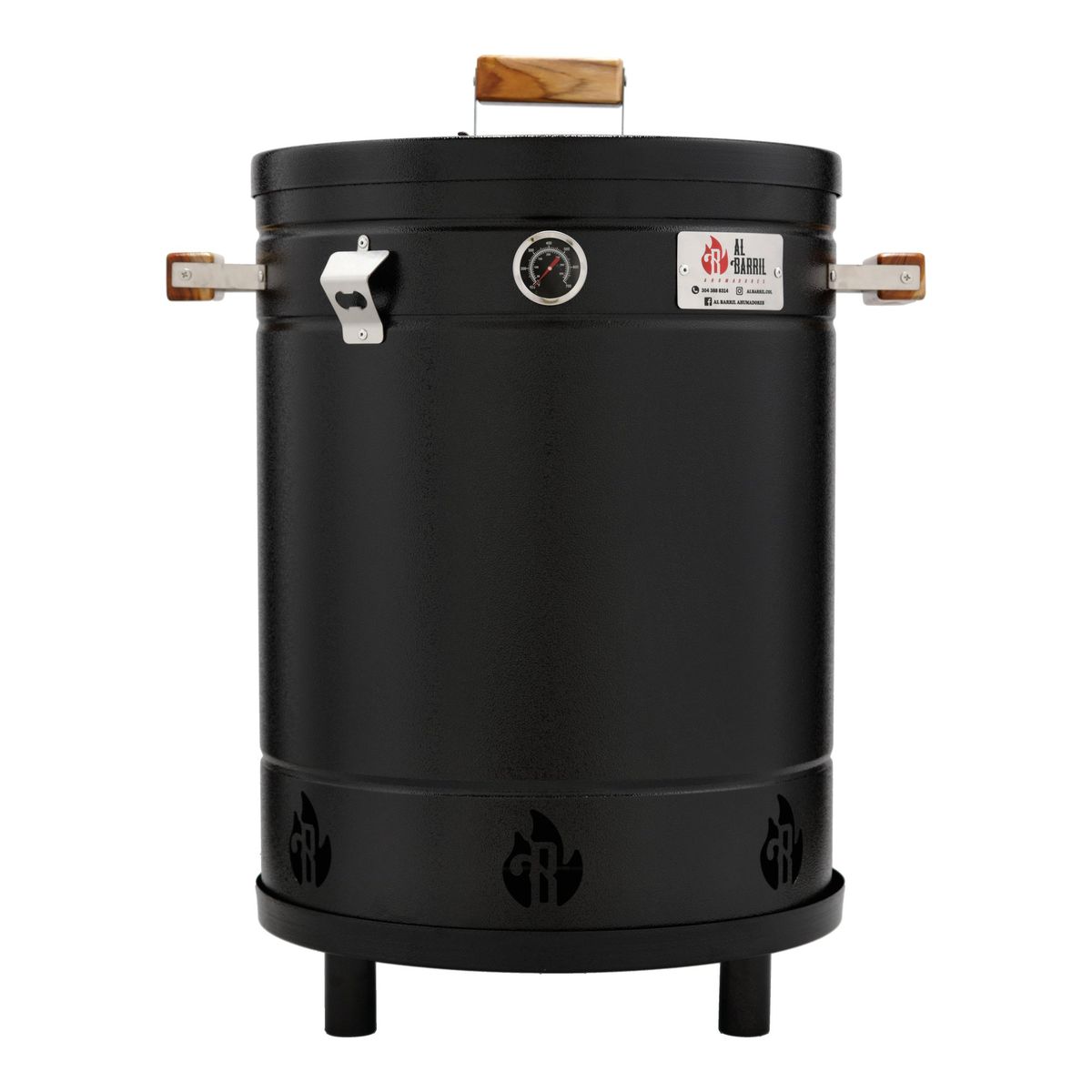 AL BARRIL - Barril asador grande 40 libras + Accesorios.