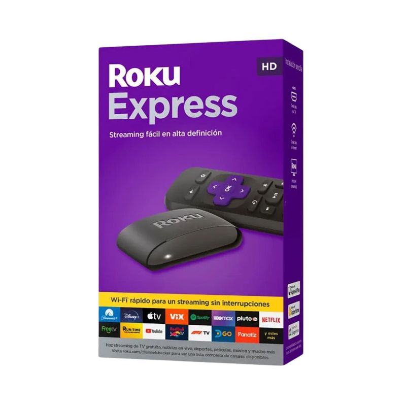 ROKU - Roku Express HD Dispositivo Portátil Para Contenido Streaming