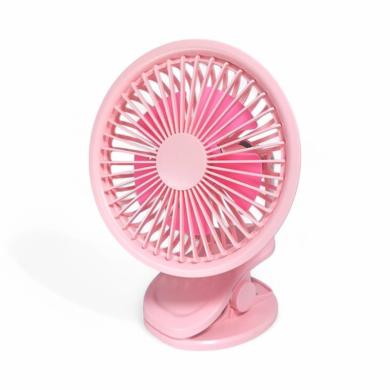 YOYOSO - VENTILADOR CON CLIP - ROSADO