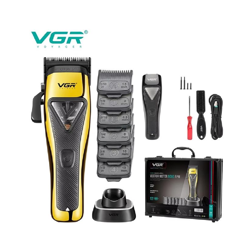 VGR - Maquina Peluquera Profesional Original VGR 015 Motor Vectorial