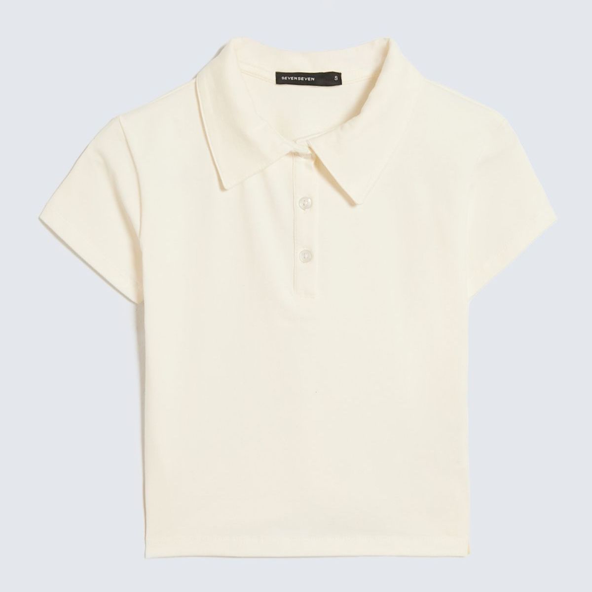 SEVEN SEVEN - Polo Para Mujer Manga Corta Color Crudo Marca Seven Seven #28110008