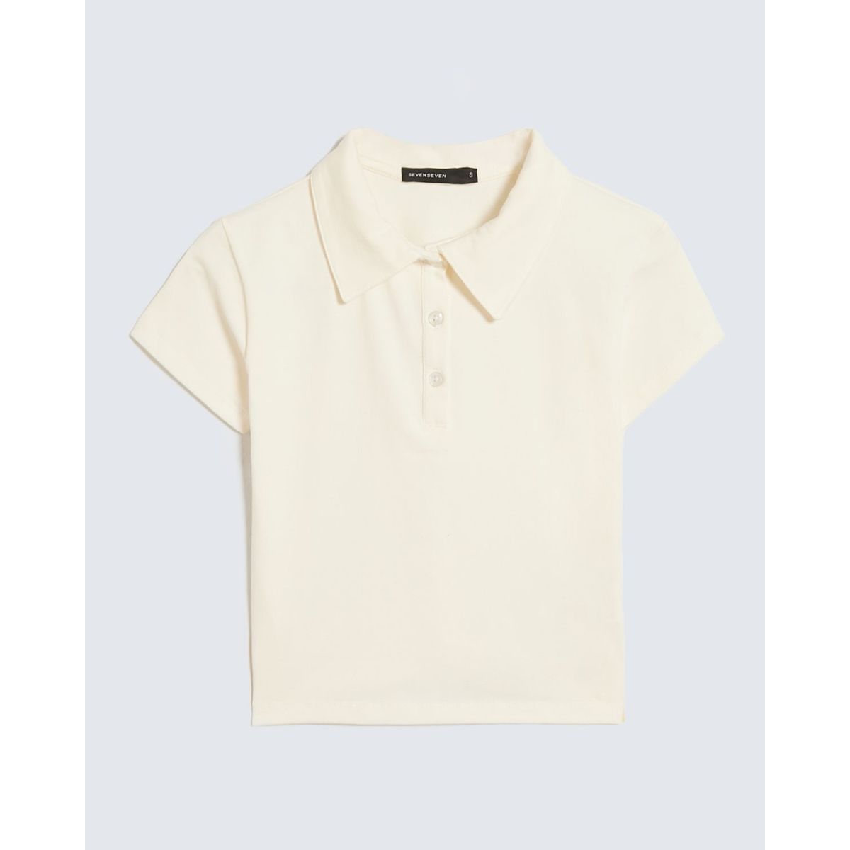 SEVEN SEVEN - Polo Para Mujer Manga Corta Color Crudo Marca Seven Seven #28110008